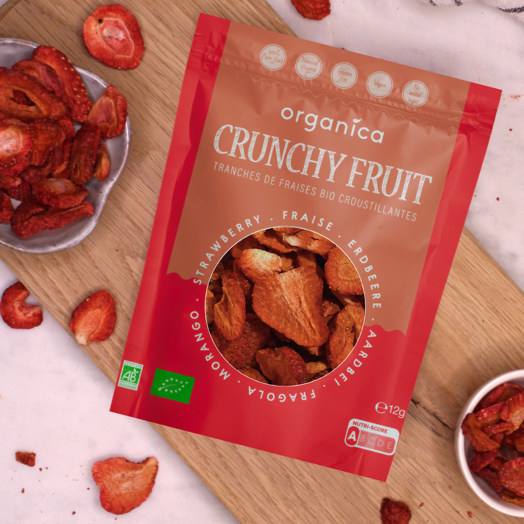 BOX DI 12 SNACK FRAGOLA LIOFILIZZATA