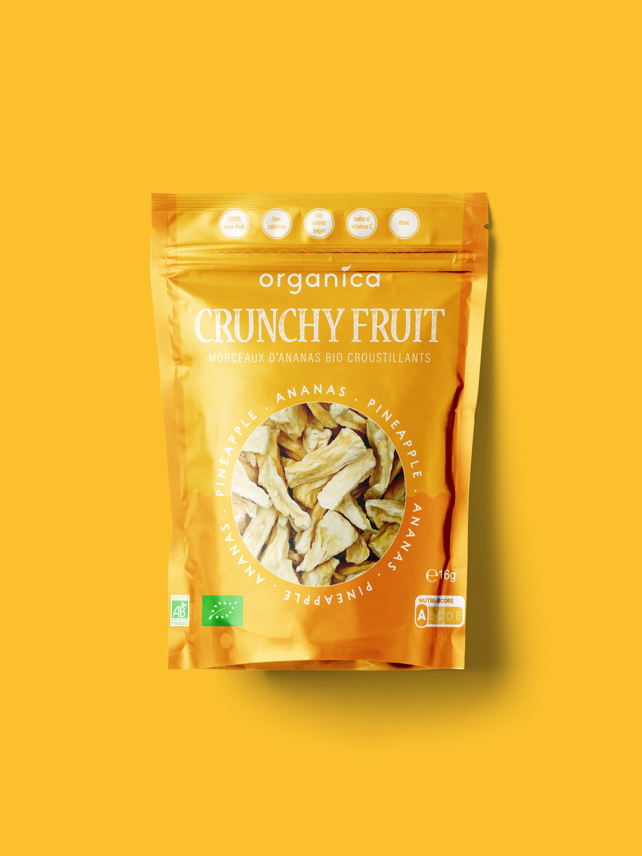 BOX DI 12 SNACK ANANAS LIOFILIZZATO