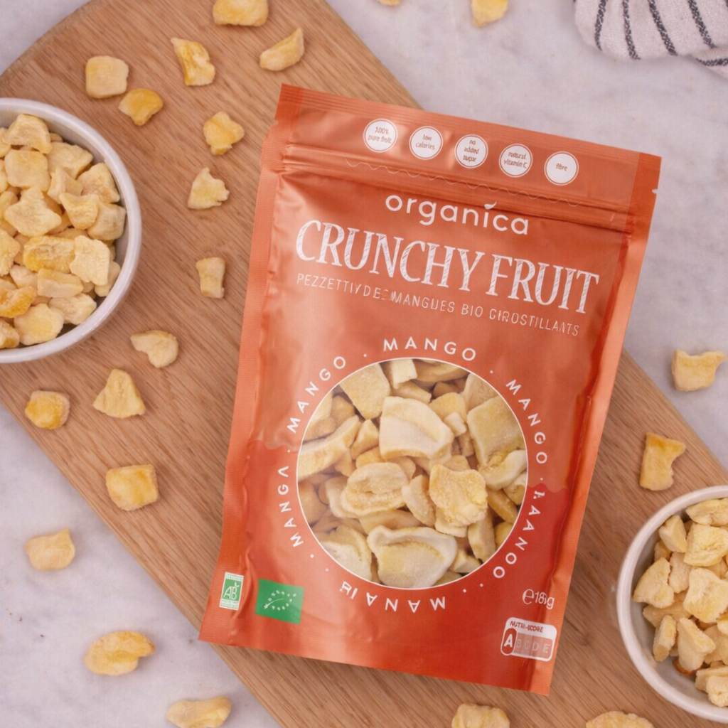 BOX DI 12 SNACK MANGO LIOFILIZZATO